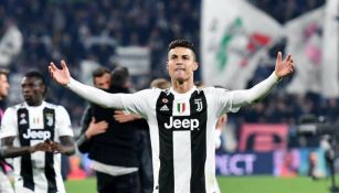 Cristiano Ronaldo festeja pase de Juventus en Champions 