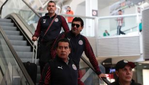 José Cardozo en el aeropuerto rumbo a Guadalajara