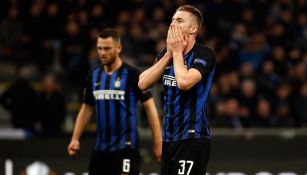 Lamentos del Inter tras el silbatazo final