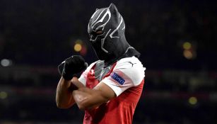 Aubameyang celebra anotación contra Rennes