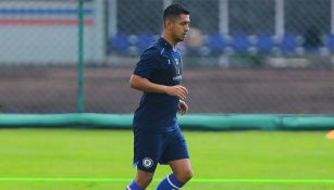 Elías Hernández en entrenamiento con el Cruz Azul 