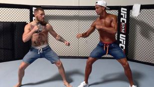 McGregor y CR7, frente a frente en el octágono 