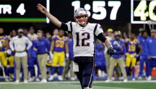 Tom Brady durante el Super Bowl LIII