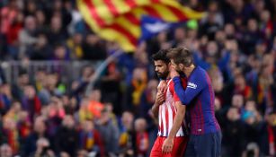 Gerard Piqué aconseja a Diego Costa tras expulsión