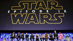 Parte del elenco de Star Wars, en la presentación del Espisodio IX