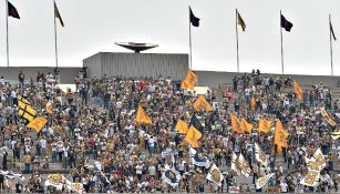 Afición de Pumas durante un partido contra Tijuana 