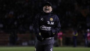 Maradona feliz tras una victoria de Dorados