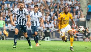 Valencia, Sánchez y Gallardo, durante la Final de Concacaf 