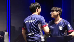 Los jugadores de Team Liquid celebran tras ganar contra Phong Vu Buffalo