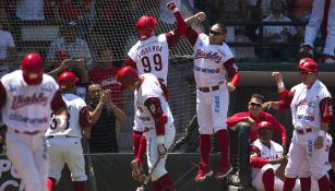 Diablos Rojos durante un encuentro ante Pericos de Puebla 