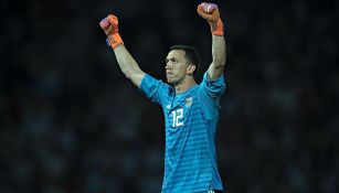 Agustín Marchesín agradece a la afición de Argentina