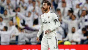 Sergio Ramos durante un encuentro del Real Madrid 