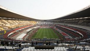 Vista de la cancha del Estadio Azteca
