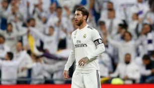 Ramos, durante un partido del Real Madrid