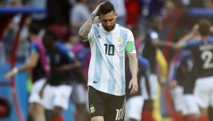 Messi lamenta la eliminación de Argentina en Rusia 2018 