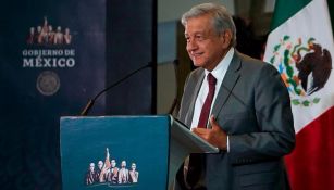 Andrés Manuel López Obrador, durante una conferencia