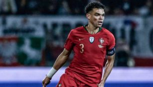 Pepe, durante un partido de Portugal