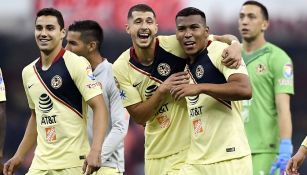 América durante un partido contra Cruz Azul