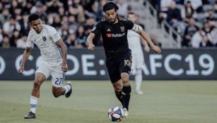 Carlos Vela, durante el duelo ante San Jose de Octavos 