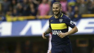 Darío Benedetto, durante un partido con el Boca 