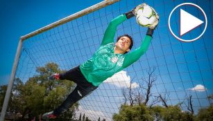  Víctor Montes, portero de la Selección Mexicana de Médicos  