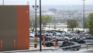 Estacionamiento del Centro comercial donde ocurrió el tiroteo 