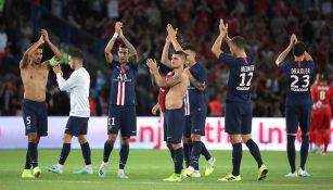 PSG agradece a su afición tras un partido 