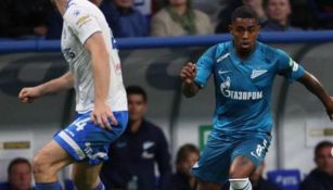 Malcom, en su partido con el Zenit