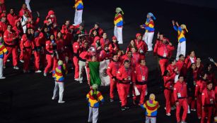 Delegación mexicana en la clausura de Juegos Panamericanos