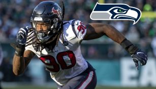 Jadeveon Clowney durante un partido de los Texans