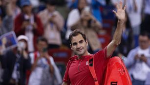 Federer se despide de los aficionados en Shangai