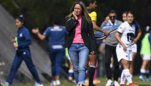 Ileana Dávila durante la derrota de su equipo ante Puebla