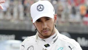 Hamilton terminando las prácticas en el Gran Premio de Alemania 