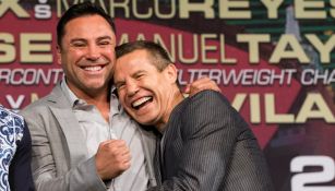 De la Hoya y Chávez se verán las caras en el ring en septiembre