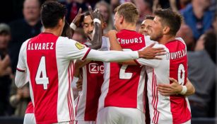 Ajax en celebración de gol