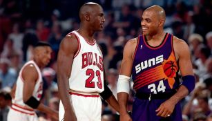 Jordan y Barkley, en un Bulls vs Suns