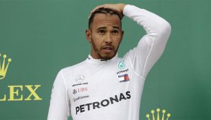 Lewis Hamilton tras una carrera 