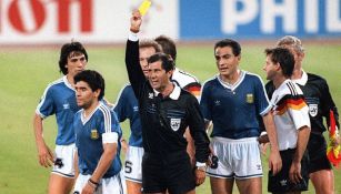 Codesal amonestó a Maradona en Final Italia 90