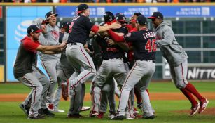 Nationals en celebración