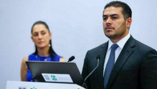 Omar García Harfuch: El Secretario de Seguridad capitalina recibió la visita de Claudia Sheinbaum