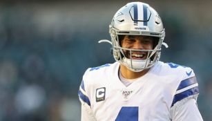  Dak Prescott en partido con Cowboys