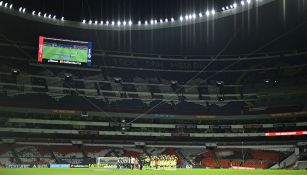 El alumbrado del Estadio Azteca 