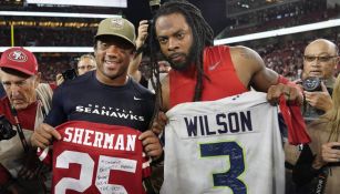 Wilson y Sherman intercambian jersey