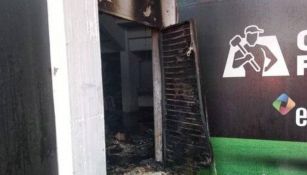 Así quedó la bodega después del incendio