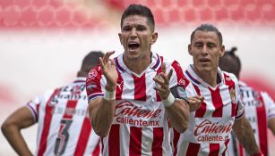 Jesús Molina tras su gol contra Mazatlán