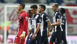 Jugadores de Rayados tras el Clásico Regio