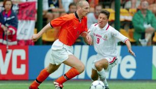 Ricardo Peláez en el partido ante Holanda en Francia 98