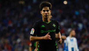 Lainez en un juego de del Betis