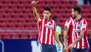 Luis Suárez, durante un juego del Atlético de Madrid