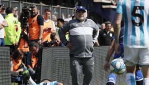 Diego Maradona técnico de Gimnasia y Esgrima 